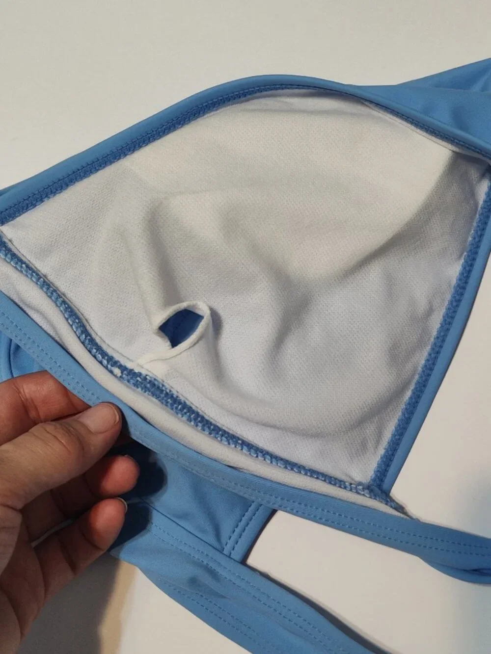 Light blue womens swimstuit swim bikini size L like new